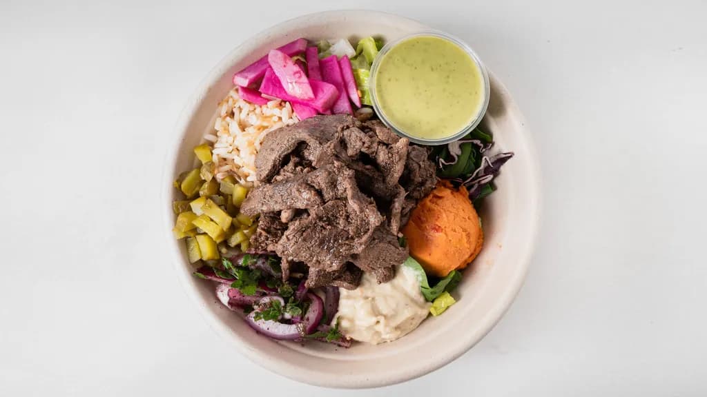 Flame-Kissed Beef Shawarma Bowl