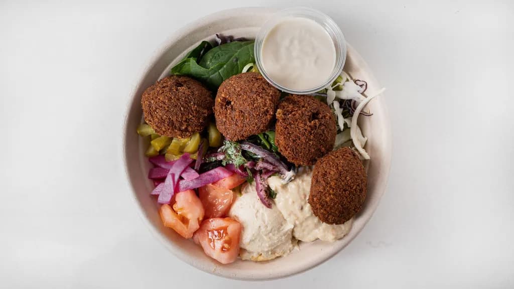 Tahini-Drenched Falafel Bowl