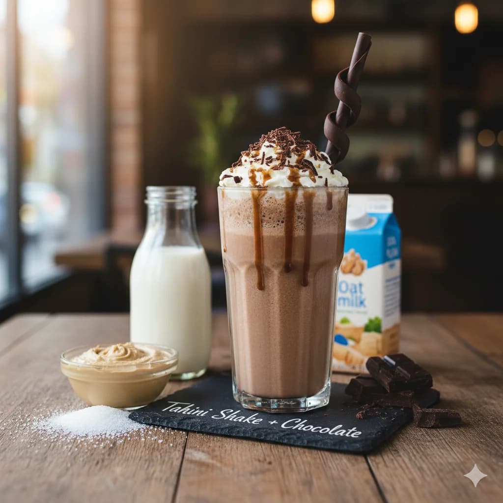 Tahini Shake + Chocolate